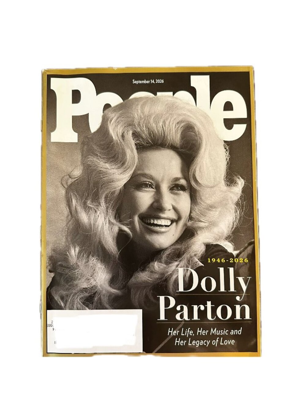 People Magazine September 14 2026 Dolly Parton 1946-2026
